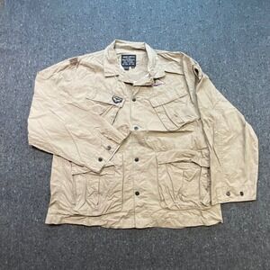 Avirex Military Tan Men Medium G-2 Flight Utility Field Jacket AVG 41-42 Patches